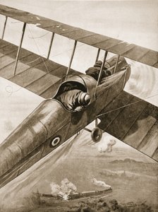 Luutnantti J.S. Scott hyökkää junajunaan 1000 jalkaa sen yläpuolella